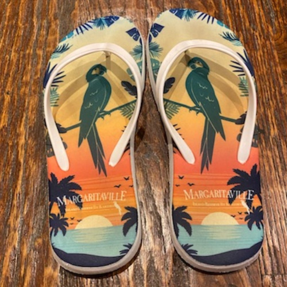 NEW * MARGARITAVILLE Cancun Private Reserve * FLIP FLOPS Sandals * Men sz 11-12